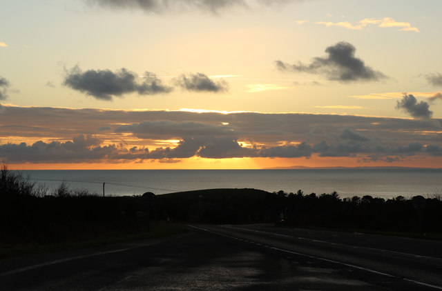 The A77 to Turnberry