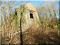 ST0180 : Derelict building (disused mine), Llanharry by John Lord