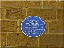 NH7867 : Plaque on 2-4 High Street Cromarty by valenta