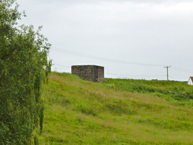 Pillbox above River Medway