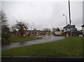 Roundabout at the end of New Road, Chingford