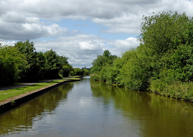 Canal east of Handford in Stoke-on-Trent