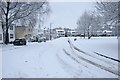 Heather Avenue in the snow