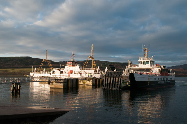 Ferry terminal at Colintraive