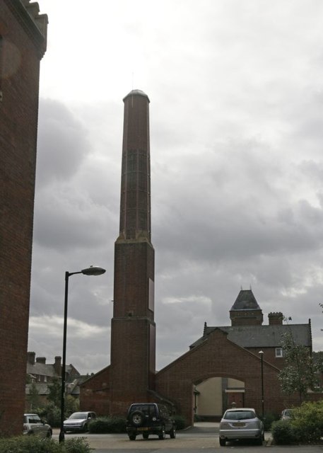 The boiler house chimney