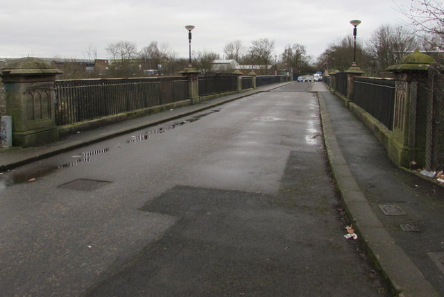 Across Grade I listed Galton Bridge, Smethwick