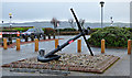 Ornamental anchor at Largs Yacht Haven