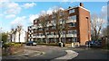 Flats on the corner of Warwick Gardens and Stanhope Gardens