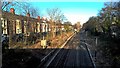 Ilford Road Metro station from Moorfield bridge