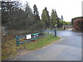 Entrance to car park on Burnham Beeches