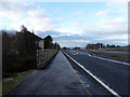 The A96 road looking west