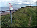 England Coast Path at Blackhall Rocks