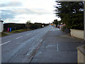 The B9011 road towards Findhorn