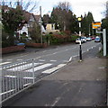 Zebra crossing and speed camera, Heol Isaf, Radyr, Cardiff