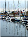 Yachts in New Basin Marina, Lossiemouth