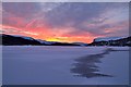 NC8309 : Dawn at Frozen Loch Brora, Sutherland, 2018 by Andrew Tryon