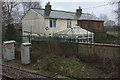 Houses by the railway at Appleford