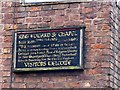 Sign to King Edward Street Chapel, corner of Jordangate