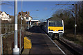 Southminster station.  Wickford train awaiting departure