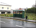 Labour Club bus stop and shelter, Penygraig