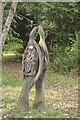 TQ5646 : Sculpture, Heusenstamm Friendship Woodland by N Chadwick