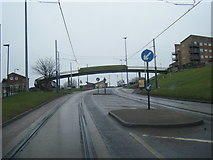 SK3685 : Park Grange Road footbridge by Colin Pyle