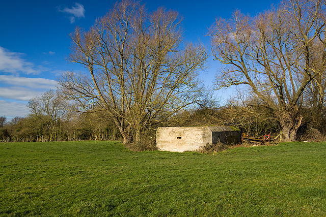 WWII Wiltshire: shellproof pillboxes of Lydiard Green (Lydiard Millicent) - Pillbox #2