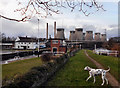 The river Aire at Ferrybridge