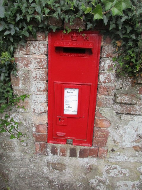 Victorian post box, Sid Road, Sidmouth
