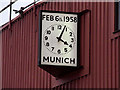 SJ8096 : The Munich Clock, Old Trafford by David Dixon
