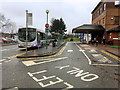 SD8402 : Bus Stop at North Manchester General (Crumpsall) Hospital by David Dixon