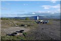 Wheel wash and old landfill site