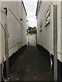 Alley off the east side of Ipswich Street, Stowmarket