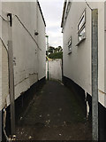 TM0558 : Alley off the east side of Ipswich Street, Stowmarket by Robin Stott