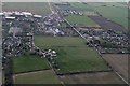 Ridge and furrow and enclosure marks east of Manby: aerial 2018