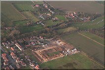 TF3488 : The Death Star lands - a chunk at a time: more new housing in Louth (aerial 2018) by Chris