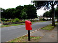 Queen Elizabeth II postbox, New Road, Rumney, Cardiff