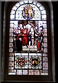 The Shakespeare window in Rougemont Hotel, Exeter