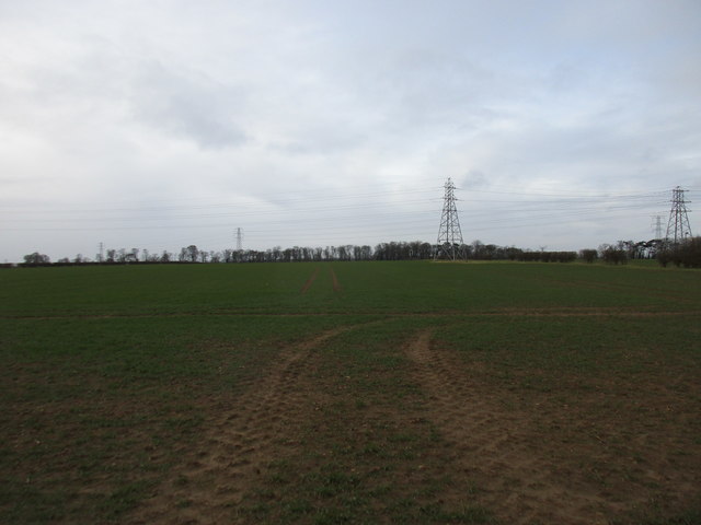 Pylons near Londonthorpe