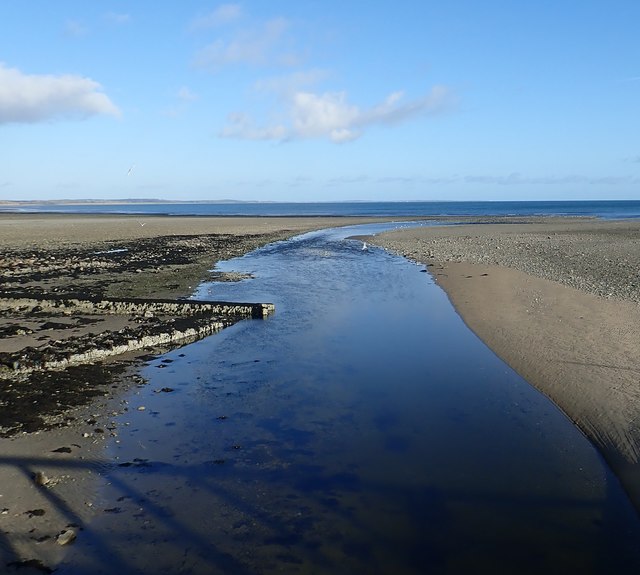 The estuary of the Shimna River at Low Water