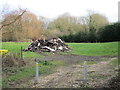 Fly tipping at Barnoldby le Beck