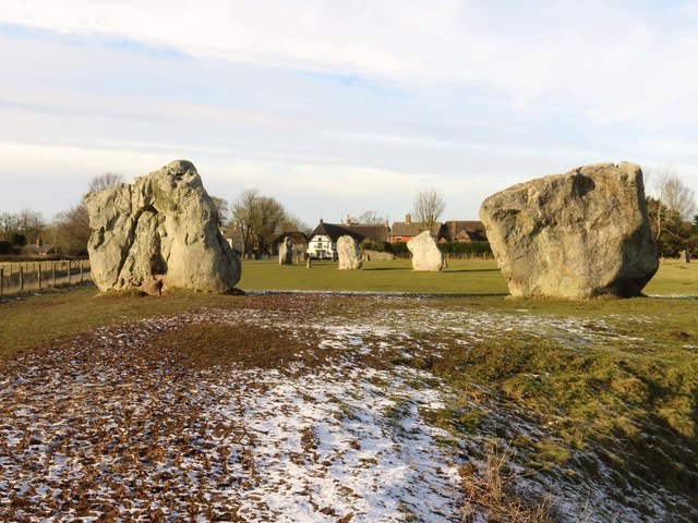 Standing stones in Avebury