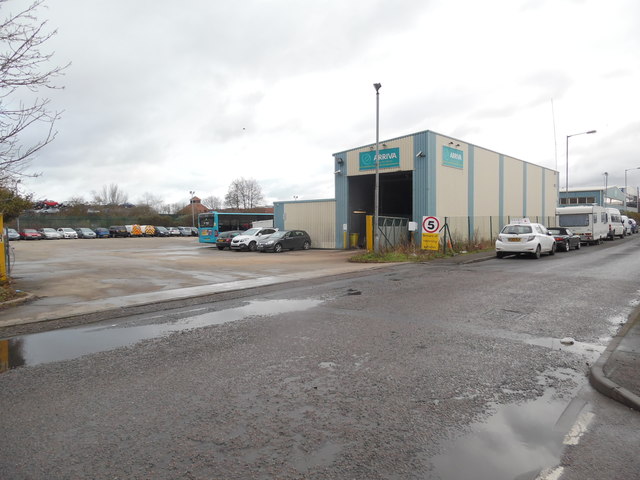 Arriva Bus Depot, Aylesbury (1) © David Hillas :: Geograph Britain and ...