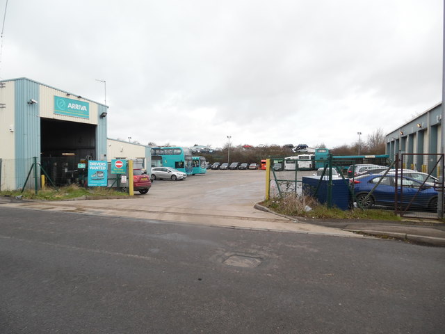 Arriva Bus Depot, Aylesbury (2) © David Hillas :: Geograph Britain and ...