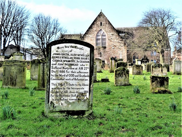 The Auld Kirk of Ayr - Ayr Martyrs' Grave