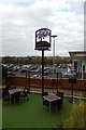 TM0558 : The Willow Tree Public House sign by Geographer