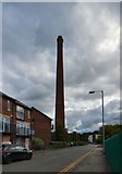 SJ9398 : Junction Mill Chimney by Gerald England