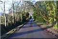 Bright winter morning on Barrow Hill Road