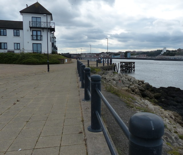 Promenade along the River Tyne at South Shields