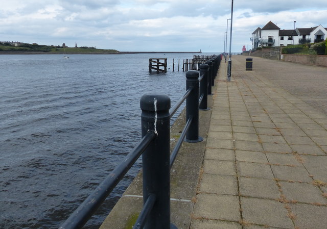 South Shields promenade along the River Tyne